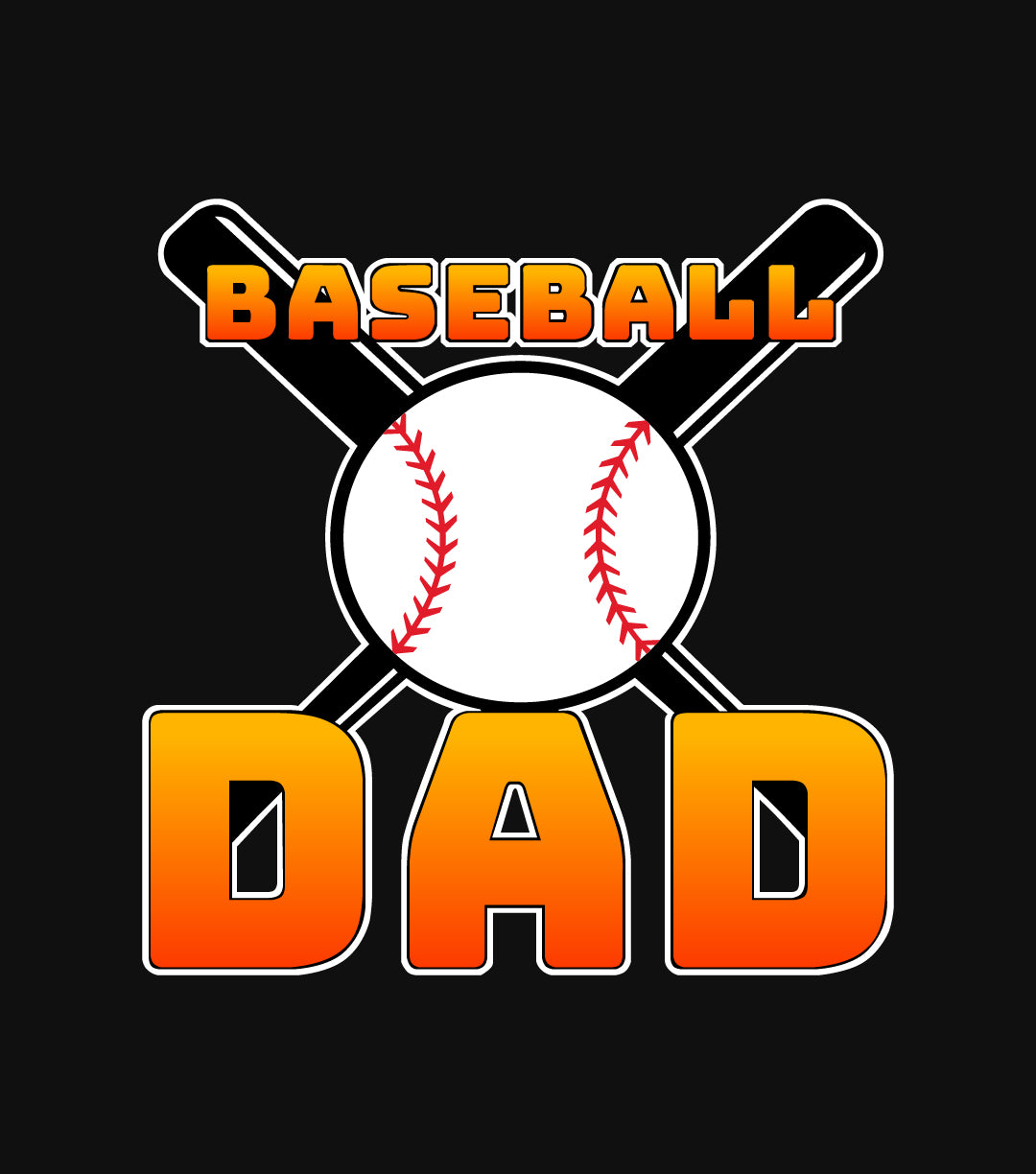 Baseball Dad Cute Father T-Shirt