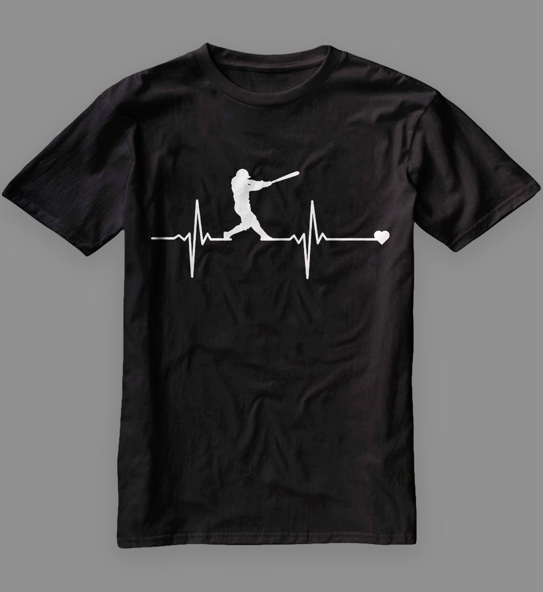 Baseball Heartbeat Pulse T-Shirt