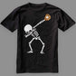 Dabbing Skeleton Baseball Glove Catch Dab T-Shirt