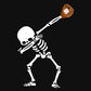 Dabbing Skeleton Baseball Glove Catch Dab T-Shirt