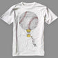Funny Baseball Hot Air Balloon Baseball Catcher T-Shirt