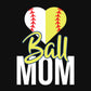 Love Baseball Mom T-Shirt