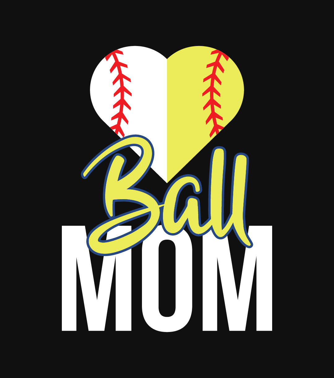 Love Baseball Mom T-Shirt