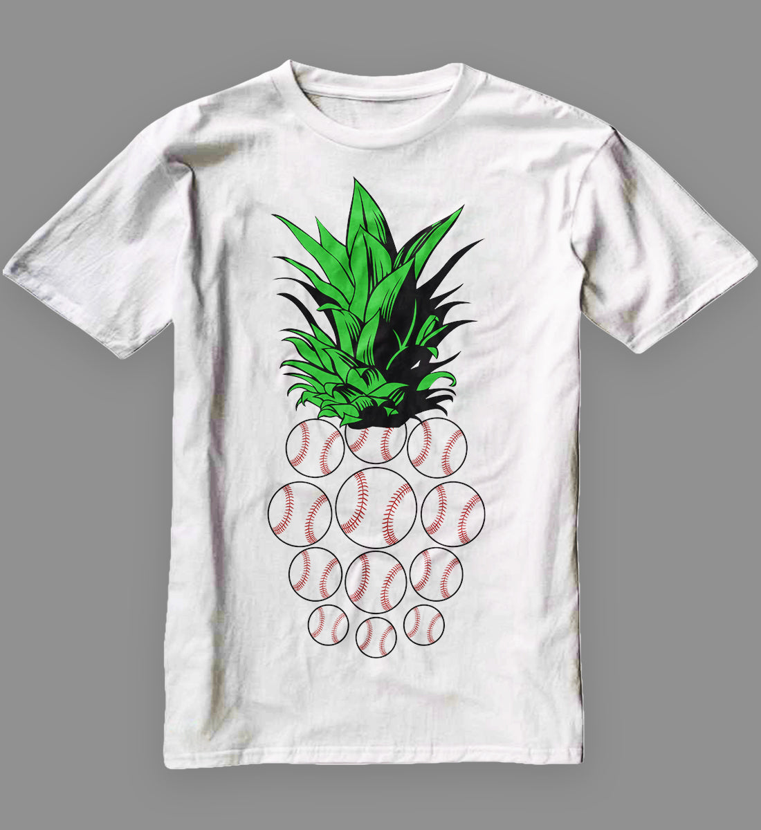 Pineapple Baseball T-Shirt