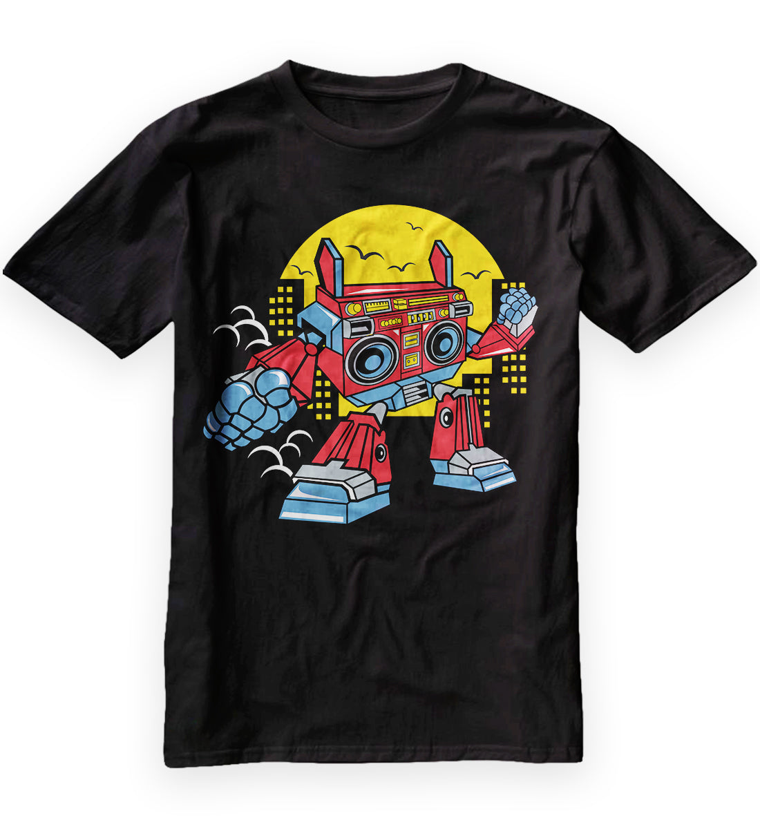 Retro Vintage Music in the City T-Shirt