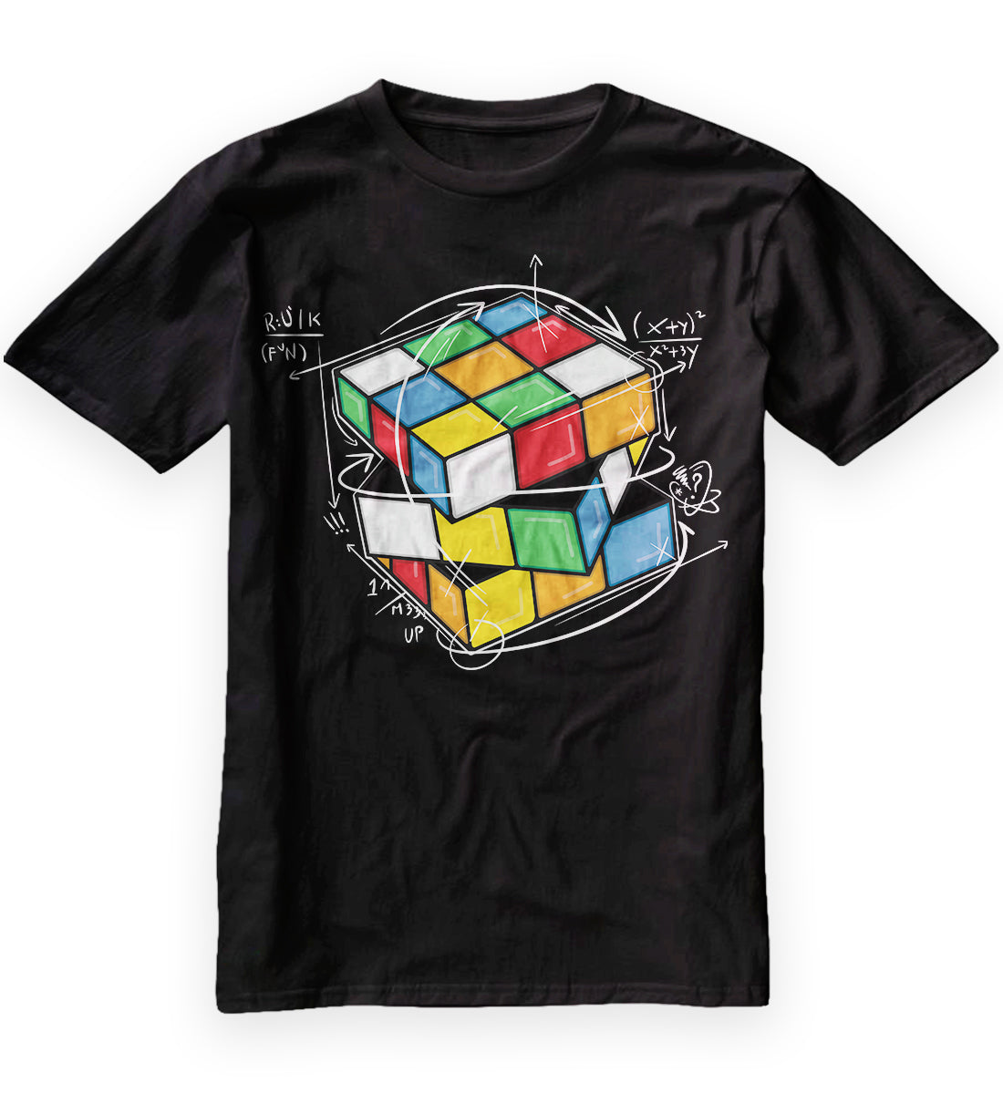 Rubik Cube Mathematical Equations Classic T-Shirt