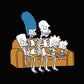The Simpsons Skeleton Family Couch T-Shirt