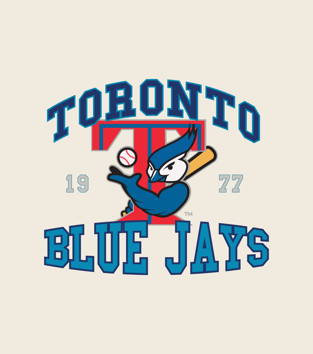 Toronto Blue Jays Vintage Washed T Shirt - Ivory Shirt