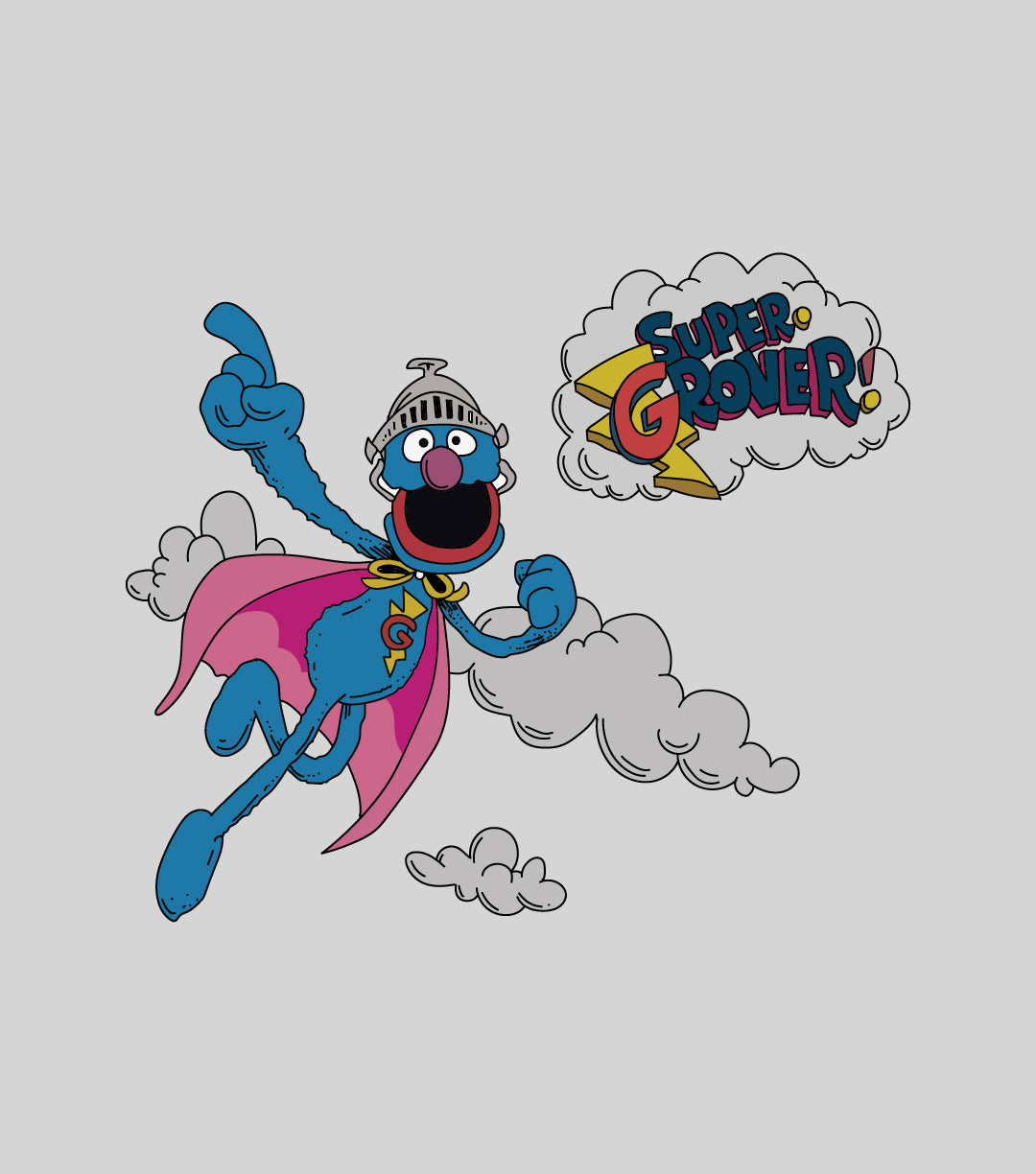 Retro Super Grover T-Shirt