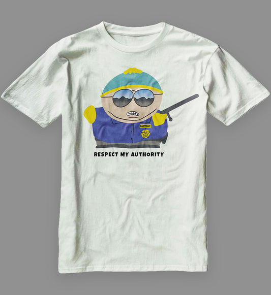 1999 Respect My Authority South Park TV Show Vintage T-Shirt