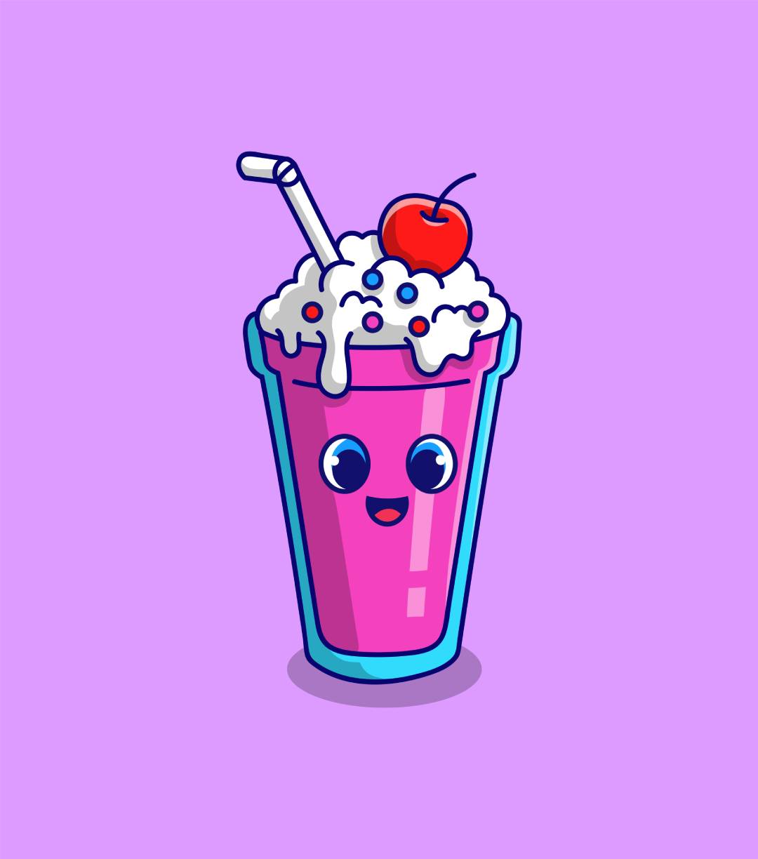 Cherry Smoothie Girl Shirt