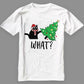 Black Cat What Christmas T-Shirt