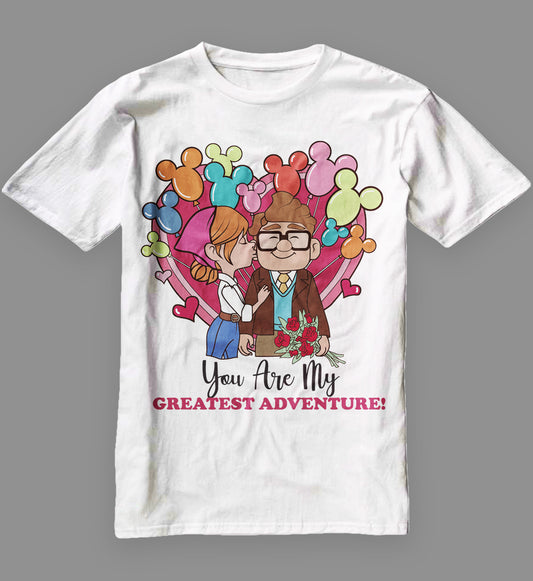 You're My Greatest Adventure - Carl And Ellie Valentine Shirt