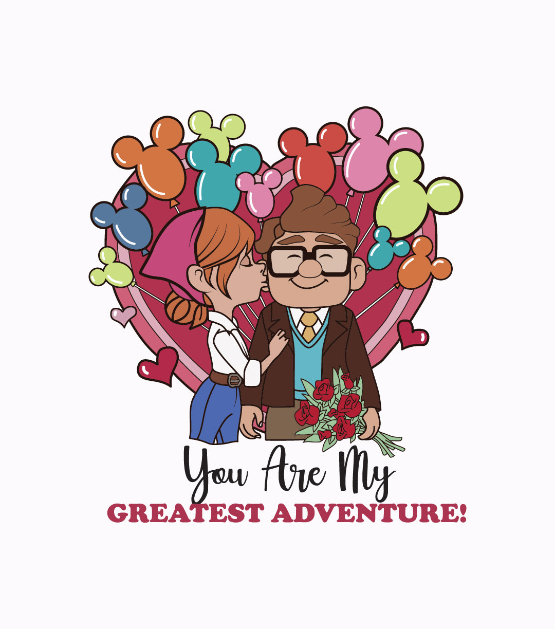 You're My Greatest Adventure - Carl And Ellie Valentine Shirt