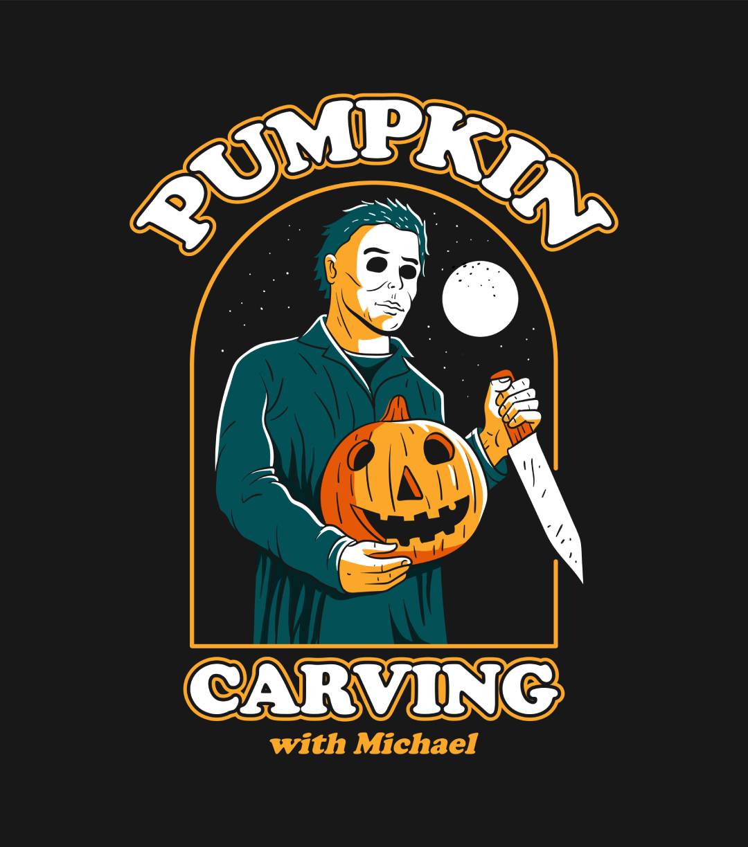 Carving with Michael T-shirt