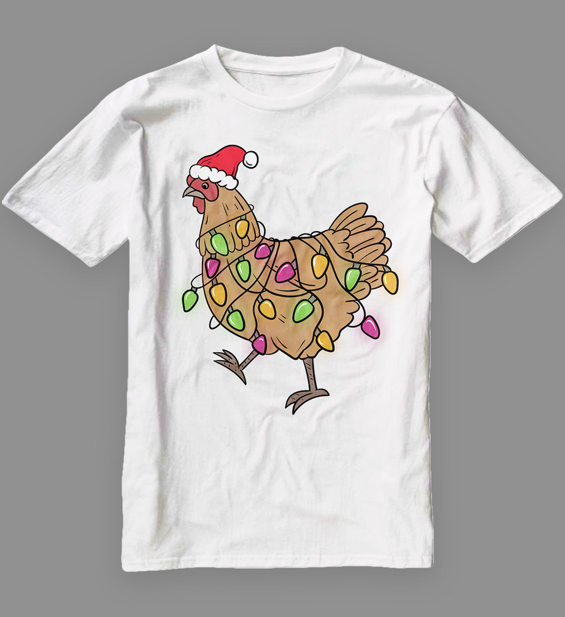 Chicken Christmas Shirt Funny