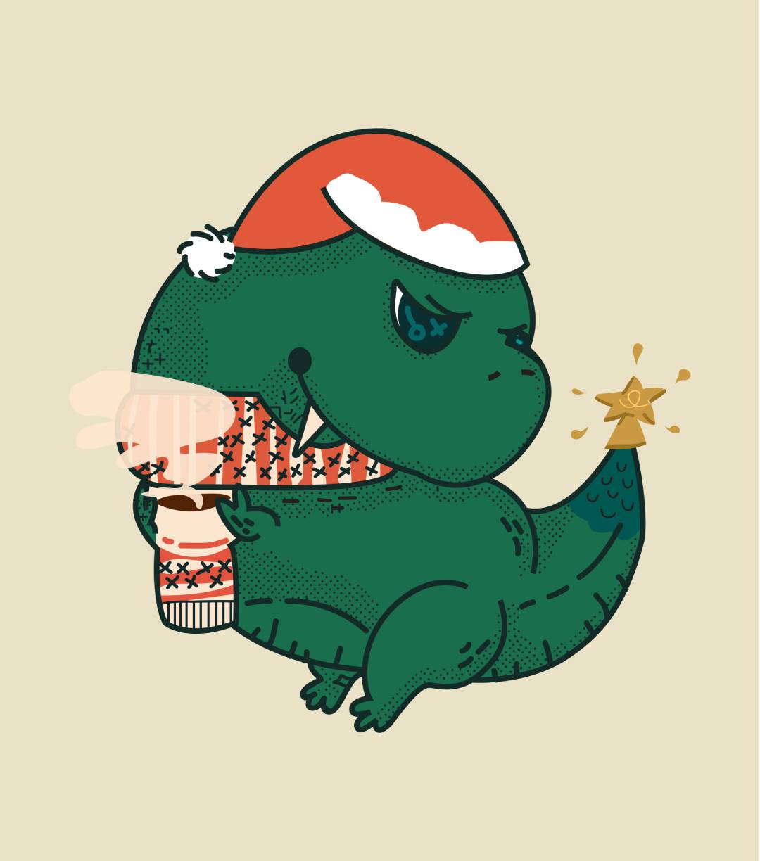 Christmas Tree Rex T-Shirt