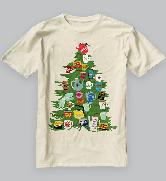 Coffee Christmas Tree T-Shirt