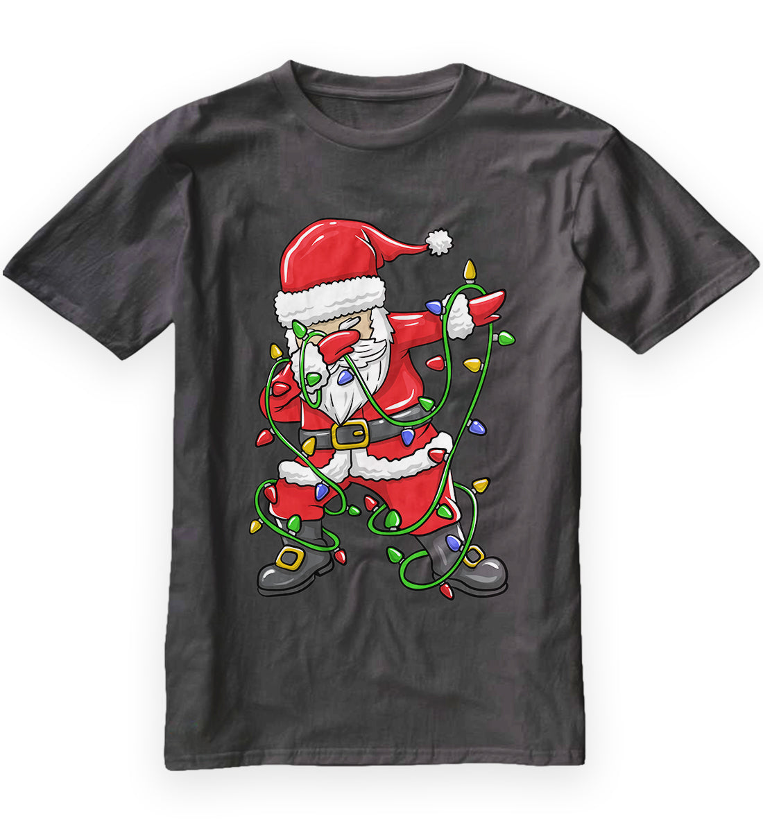 Dabbing Santa Shirt for Boys Girls Christmas Tree