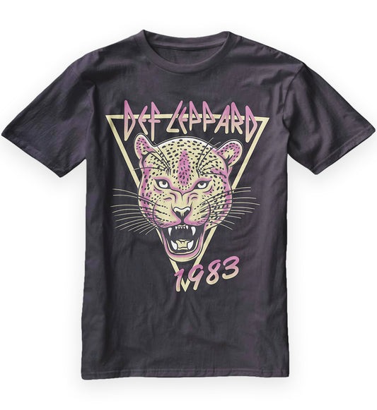 Def Leopard Vintage 1983 Cat Tour Shirt