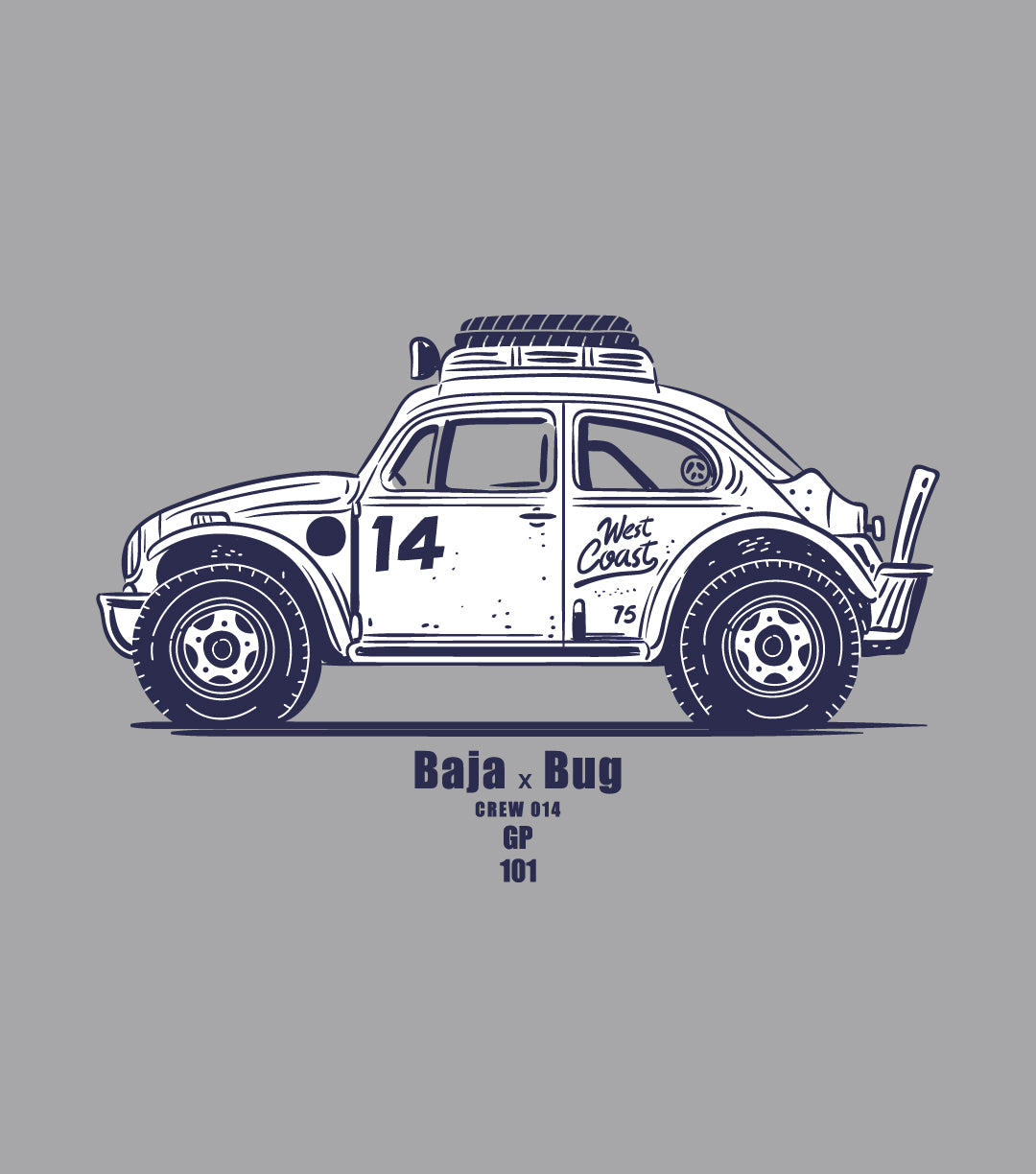 Baja bug best sale t shirt