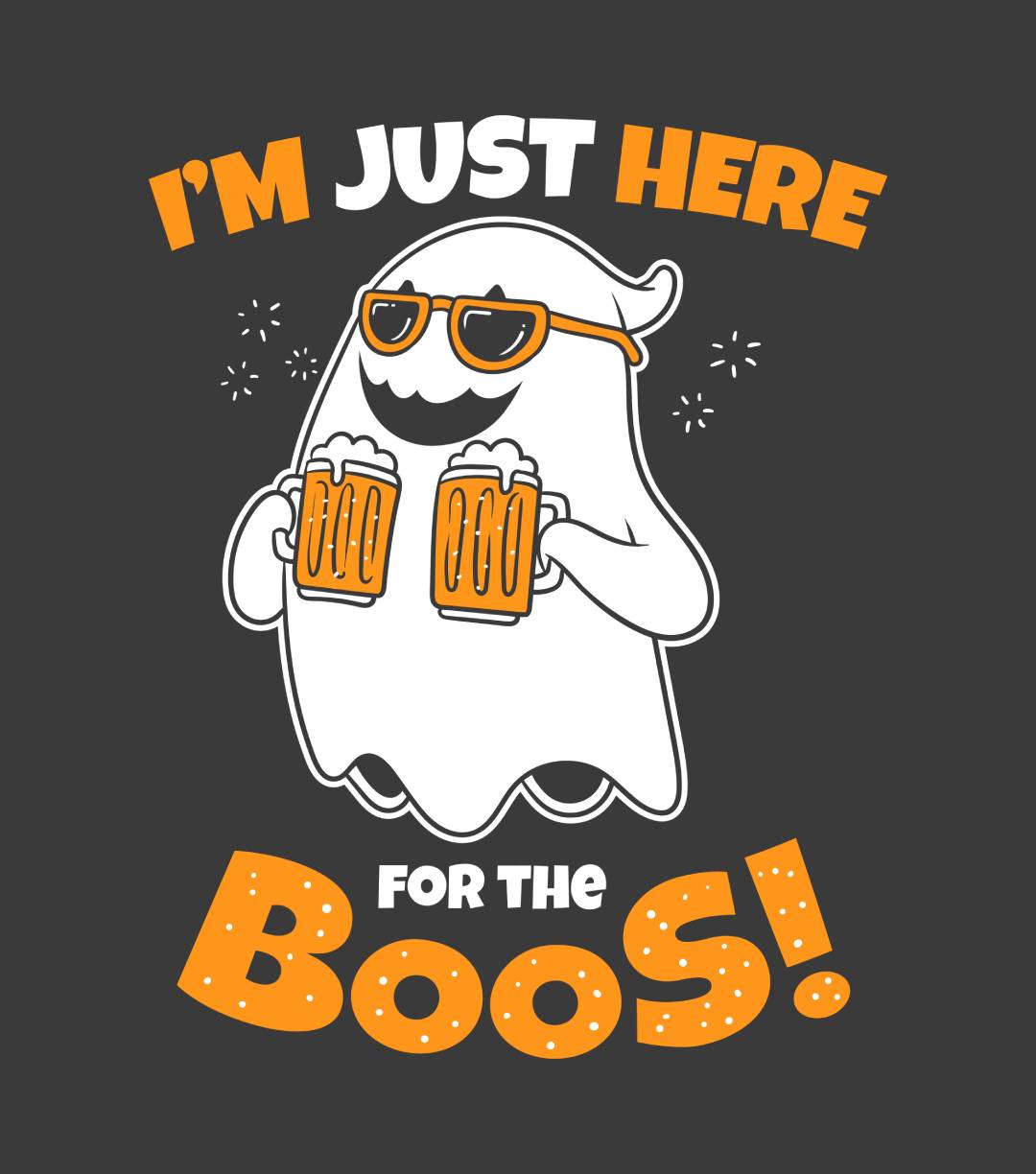Halloween Ghost Funny Beer Costume