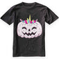 Halloween UNICORN PUMPKIN funny Kids T-Shirt