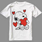 Hugging Snoopy Valentine Shirt