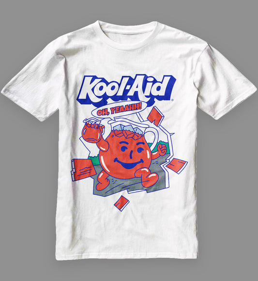 Kool-Aid Mens Oh Yeah Shirt Drink Mix Man Oh Yeah Graphic T-Shirt