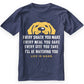 Life is Good Men's Crusher Graphic T-shirt I'll Be Watching You Dog