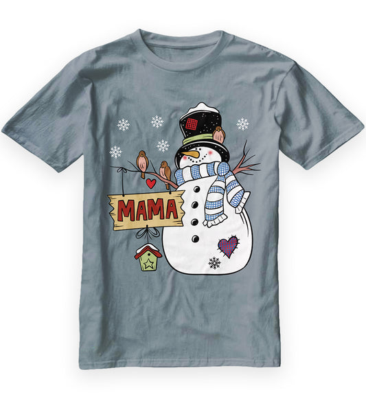 Mama Snowman Shirt