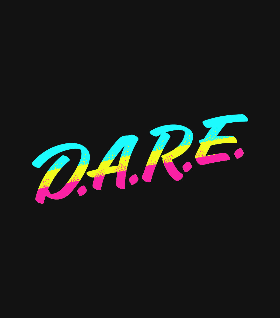 Men's Black Neon Dare Shirt