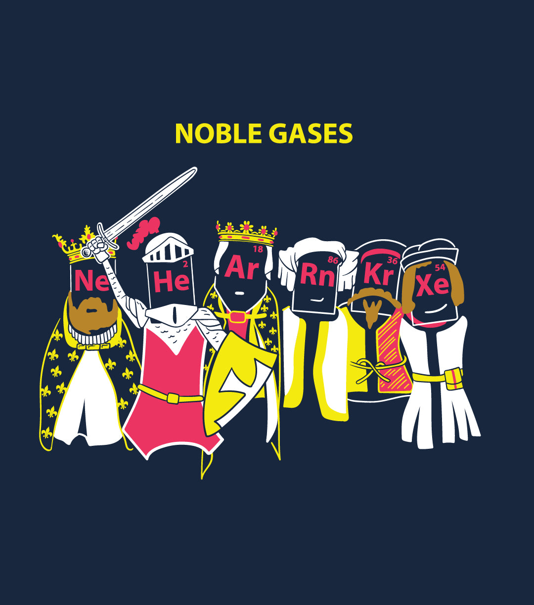 NOBLE GASES MEN'S TSHIRT
