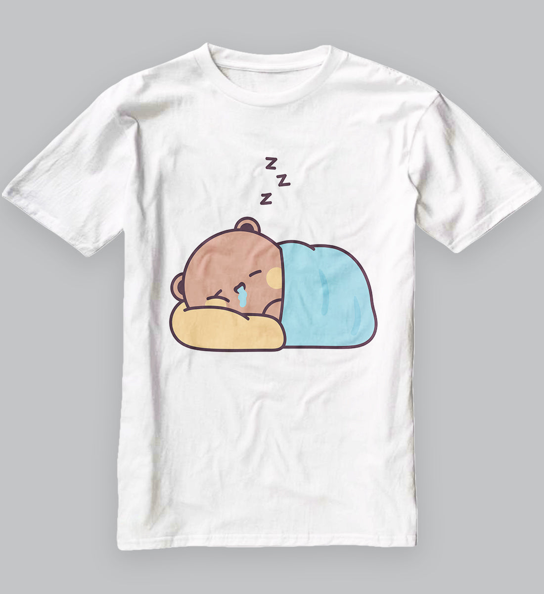 Pentol Sleep Cute Bubududu Panda Emote T-Shirt