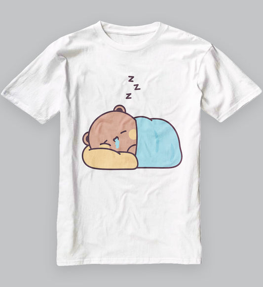 Pentol Sleep Cute Bubududu Panda Emote T-Shirt