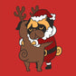 Pug Hugs Christmas T-Shirt
