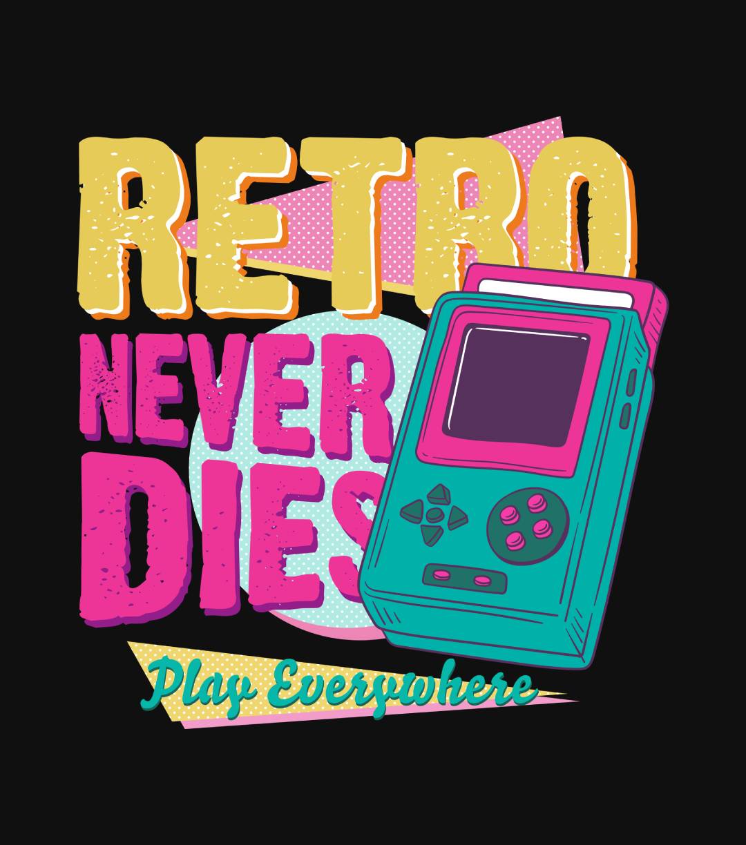 Retro Never Dies Essential T-Shirt
