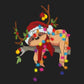 Santa sloth gorgeous reindeer Light Christmas Love T-Shirt