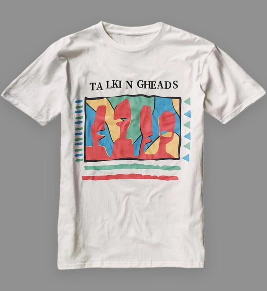Talking Heads Vintage Graphic White Unisex T-Shirt