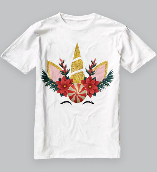 Unicorn Christmas Kids T-Shirt
