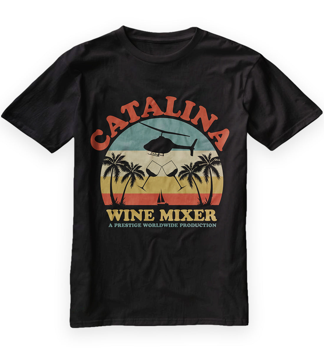 VINTAGE CATALINA WINE MIXER T-Shirt