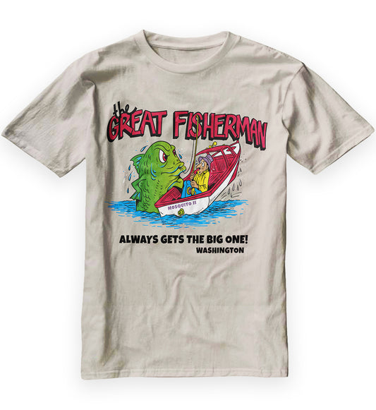 Vintage 1980s The Great Fisherman Always Gets The Big One