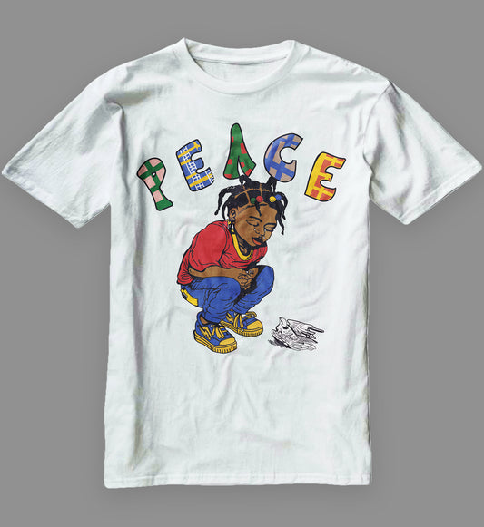 Vintage Peace Hip Hop T-Shirt