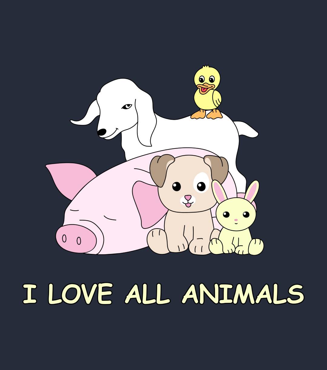 I Love All Animals T-Shirt