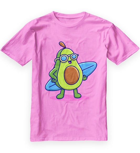 Avocado Cute Surfer Kid Shirt